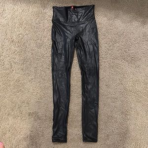 Spanx faux leather leggings
